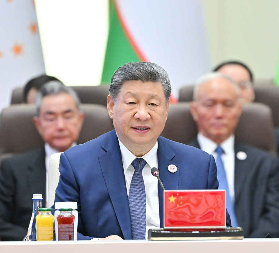 当地时间9月1日下午,国家主席习近平在比什凯克出席“上海合作组织+”会议并发表题为《共同倡导平等有序的世界多极化 实现更加公正合理的全球治理》的重要讲话。